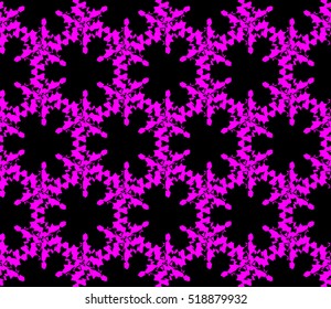 abstract geometric seamless pattern. vector. purple. neon