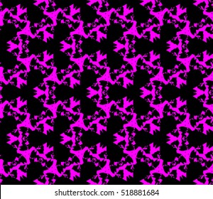 abstract geometric seamless pattern. vector. purple. neon