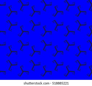 abstract geometric seamless pattern. vector. blue. neon