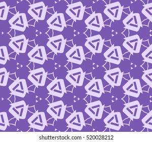 abstract geometric seamless pattern. vector. purple