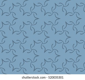 abstract geometric seamless pattern. vector. blue