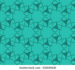 abstract geometric seamless pattern. vector. blue