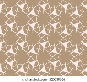 abstract geometric seamless pattern. vector. beige