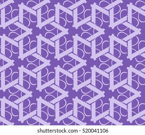 abstract geometric seamless pattern. vector. purple