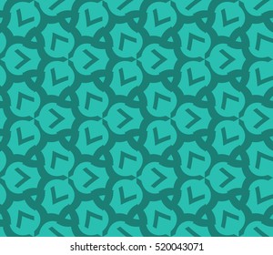 abstract geometric seamless pattern. vector. blue