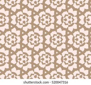 abstract geometric seamless pattern. vector. beige