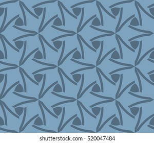 abstract geometric seamless pattern. vector. blue