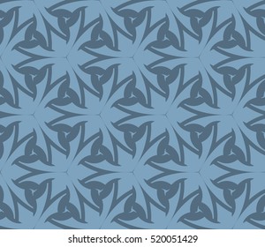 abstract geometric seamless pattern. vector. blue