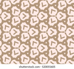 abstract geometric seamless pattern. vector. beige