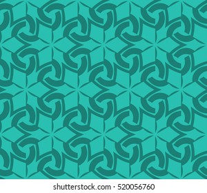 abstract geometric seamless pattern. vector. blue
