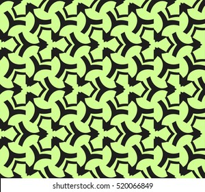 abstract geometric seamless pattern. vector. green