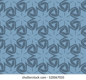abstract geometric seamless pattern. vector. blue
