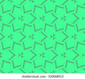 abstract geometric seamless pattern. vector. green