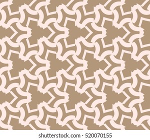abstract geometric seamless pattern. vector. beige