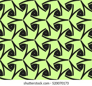 abstract geometric seamless pattern. vector. green