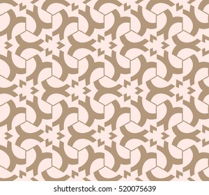 abstract geometric seamless pattern. vector. beige