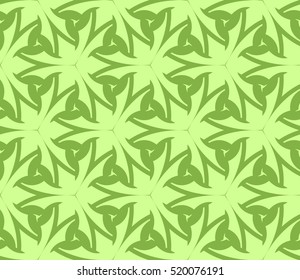 abstract geometric seamless pattern. vector. green