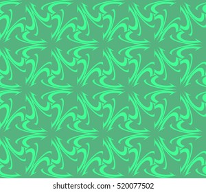 abstract geometric seamless pattern. vector. green