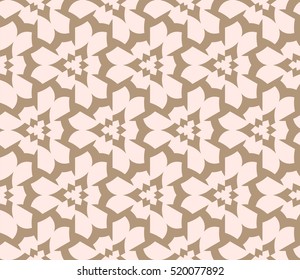abstract geometric seamless pattern. vector. beige