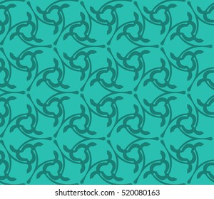 abstract geometric seamless pattern. vector. blue