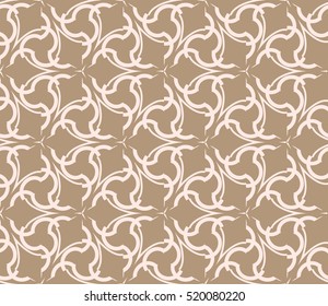 abstract geometric seamless pattern. vector. beige