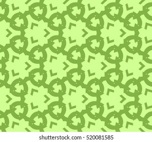 abstract geometric seamless pattern. vector. green