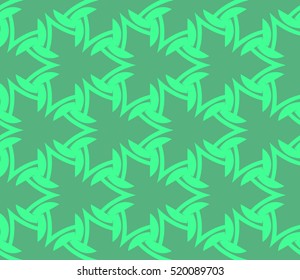 abstract geometric seamless pattern. vector. green