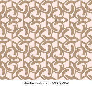 abstract geometric seamless pattern. vector. beige