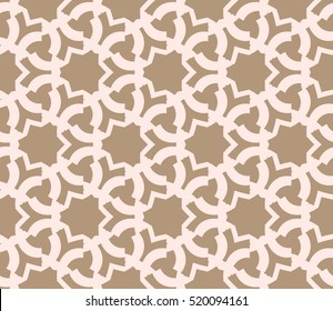 abstract geometric seamless pattern. vector. beige