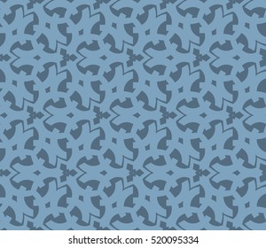abstract geometric seamless pattern. vector. blue