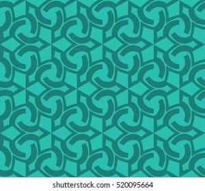 abstract geometric seamless pattern. vector. blue