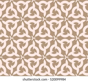 abstract geometric seamless pattern. vector. beige