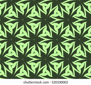 abstract geometric seamless pattern. vector. green