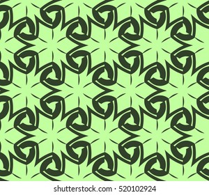 abstract geometric seamless pattern. vector. green