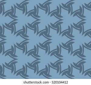 abstract geometric seamless pattern. vector. blue