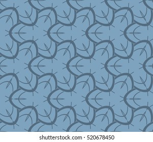 abstract geometric seamless pattern. vector. blue