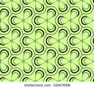 abstract geometric seamless pattern. vector. green