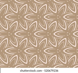 abstract geometric seamless pattern. vector. beige