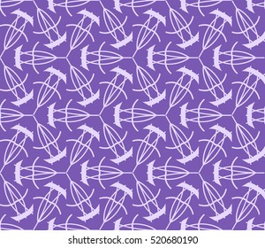 abstract geometric seamless pattern. vector. purple