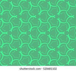 abstract geometric seamless pattern. vector. green