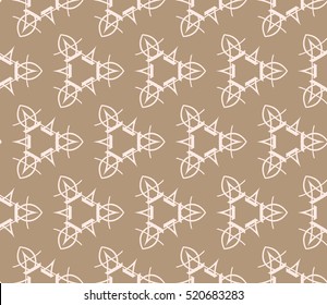 abstract geometric seamless pattern. vector. beige
