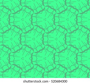 abstract geometric seamless pattern. vector. green