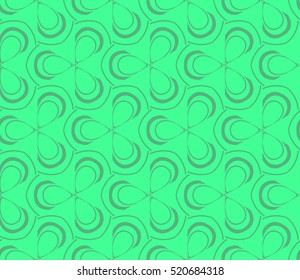abstract geometric seamless pattern. vector. green