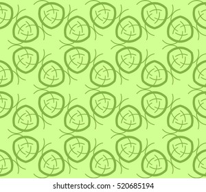 abstract geometric seamless pattern. vector. green