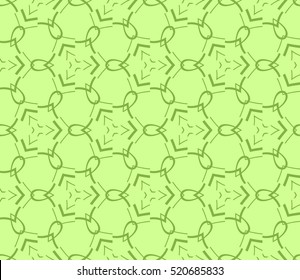 abstract geometric seamless pattern. vector. green
