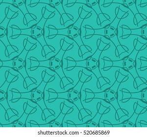 abstract geometric seamless pattern. vector. blue