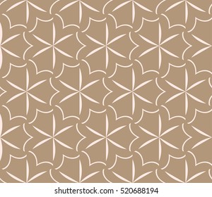 abstract geometric seamless pattern. vector. beige