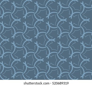 abstract geometric seamless pattern. vector. blue