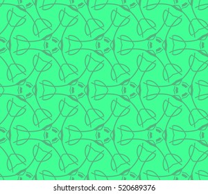 abstract geometric seamless pattern. vector. green
