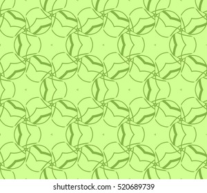 abstract geometric seamless pattern. vector. green